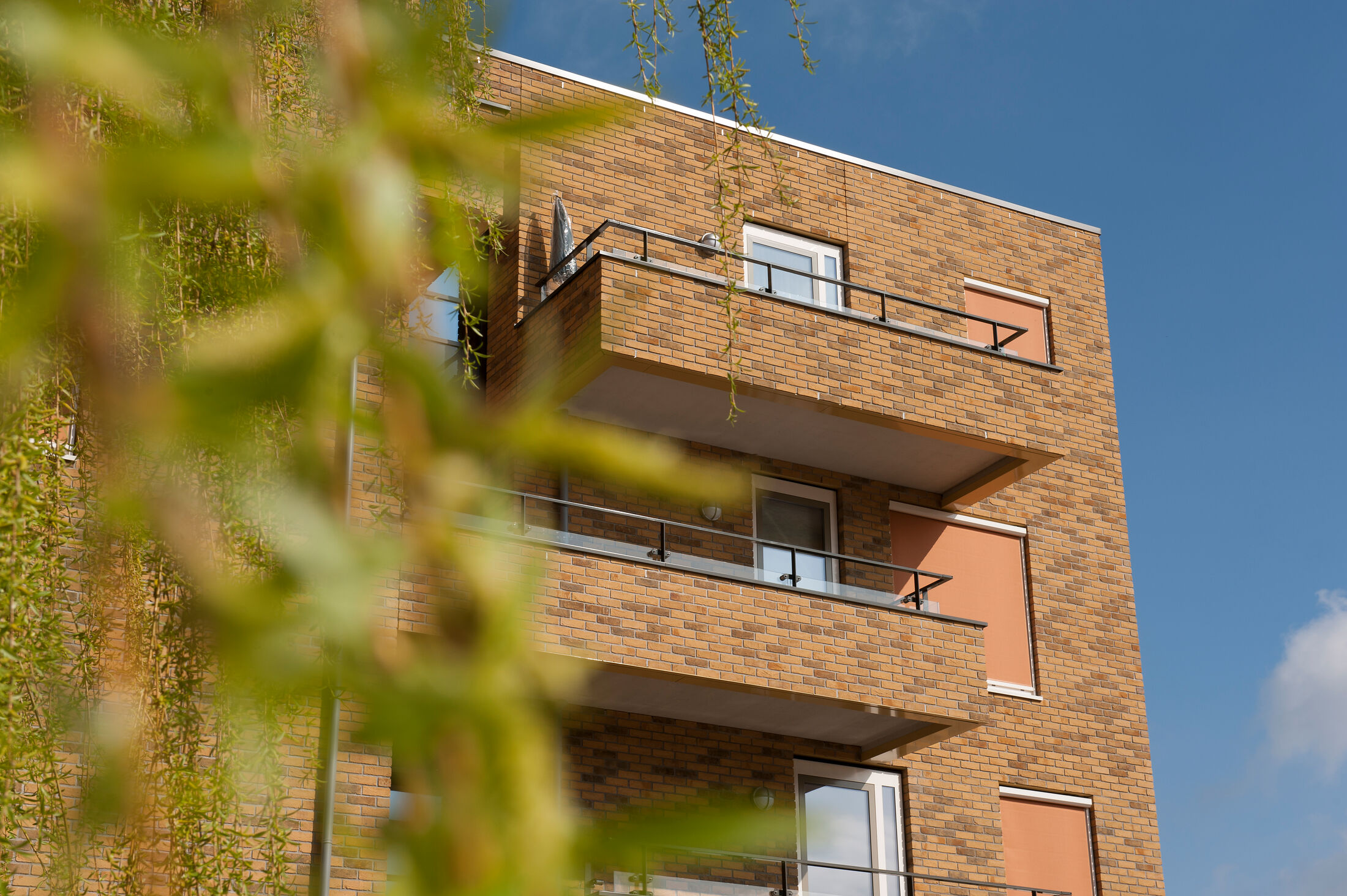 appartementencomplex met balkonnen