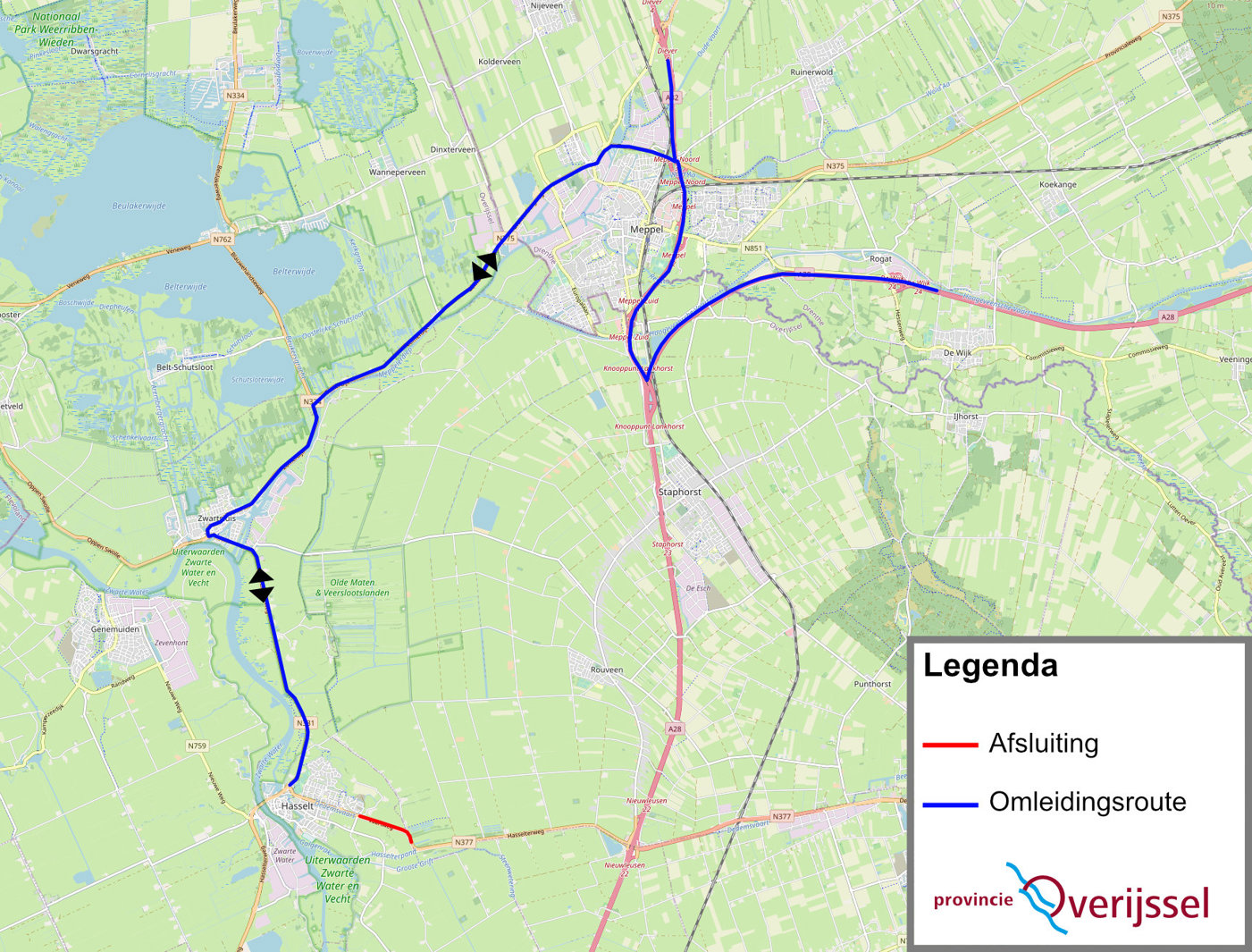 Noord plattegrond