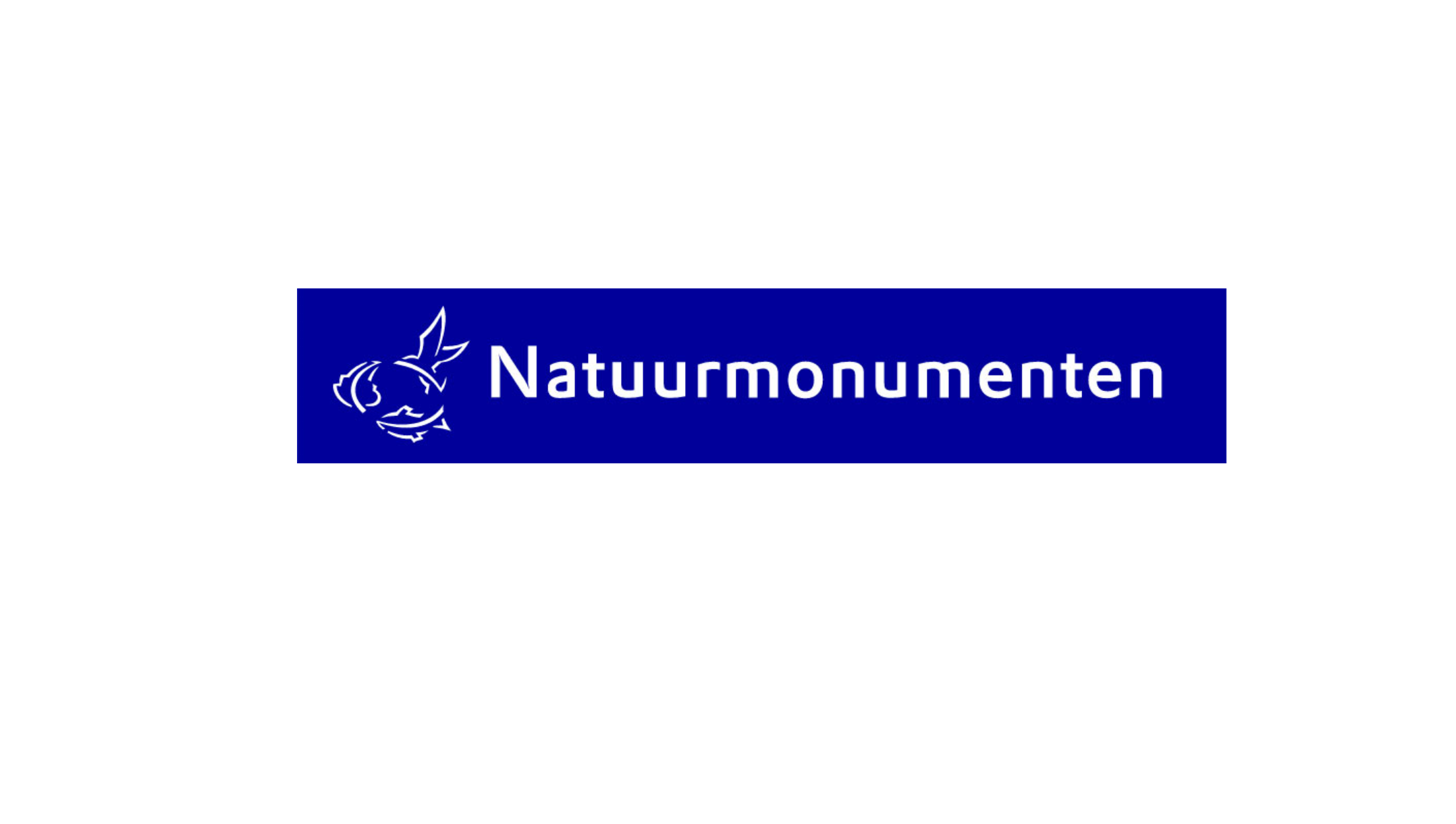 Logo natuurmonumenten + wit