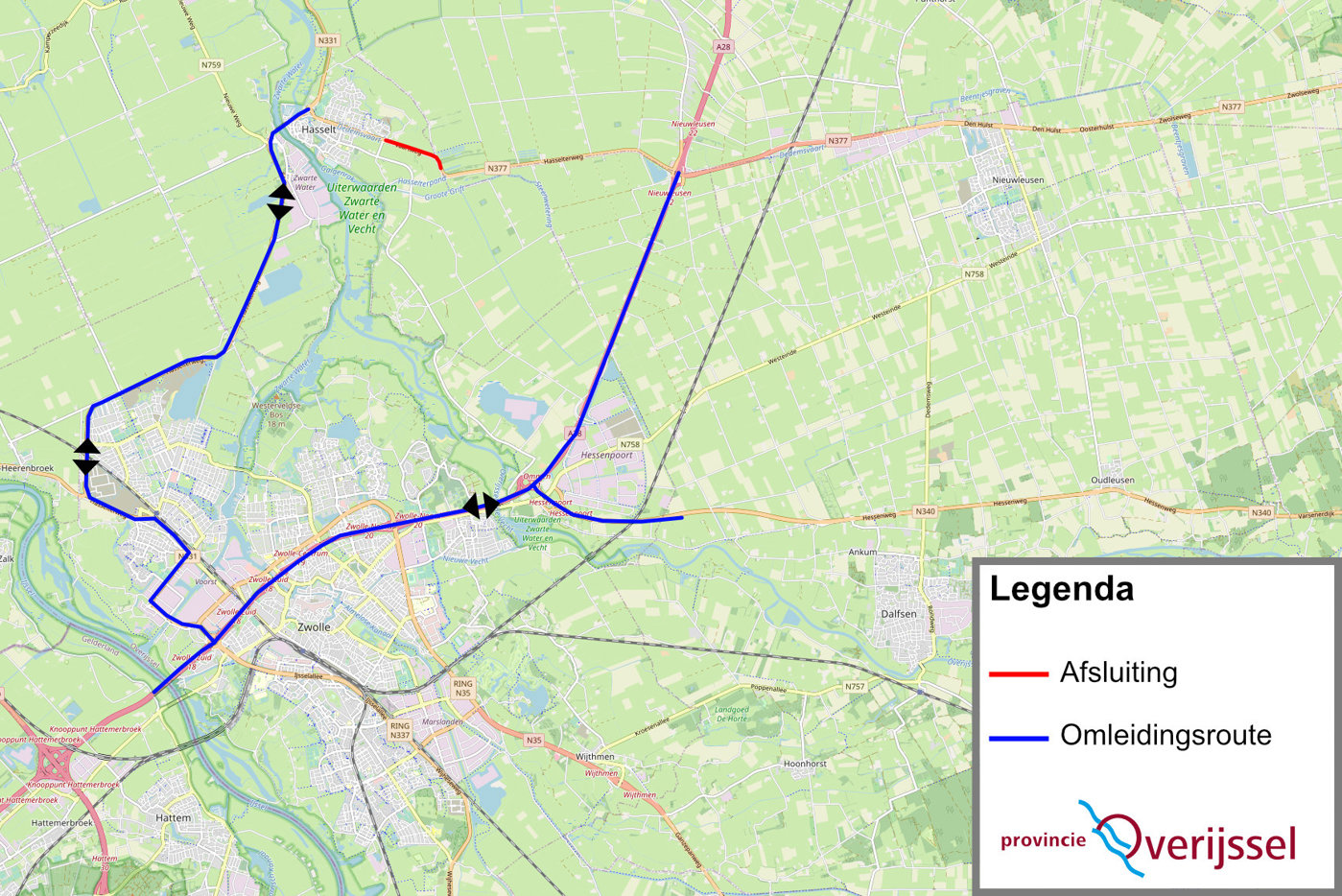Zuid Oost plattegrond